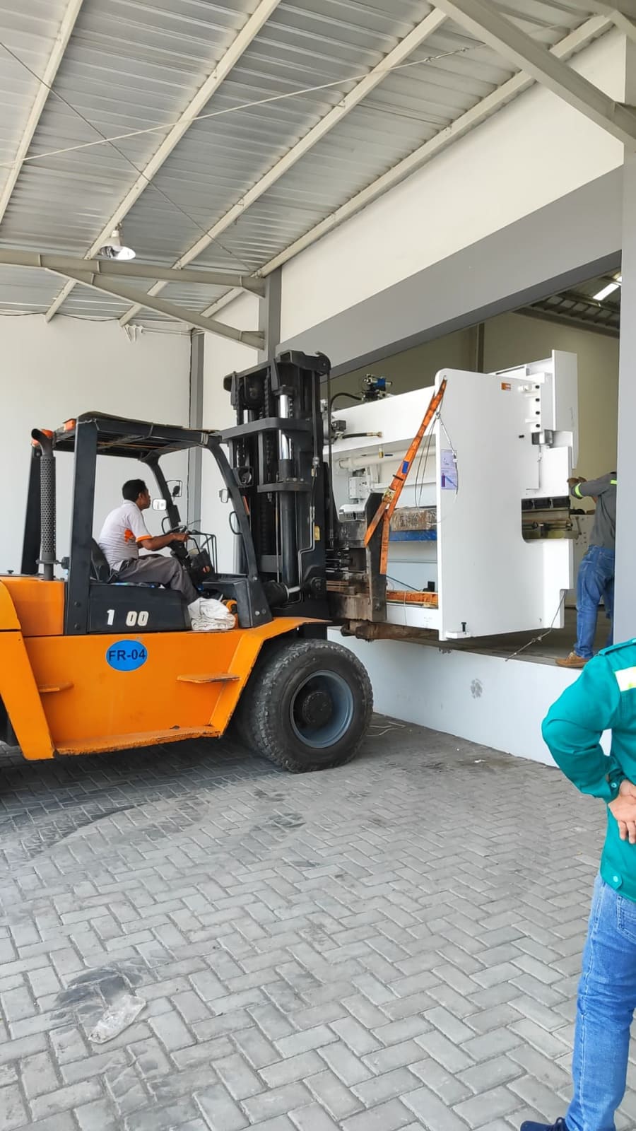 Unloading mesin untuk pabrik
